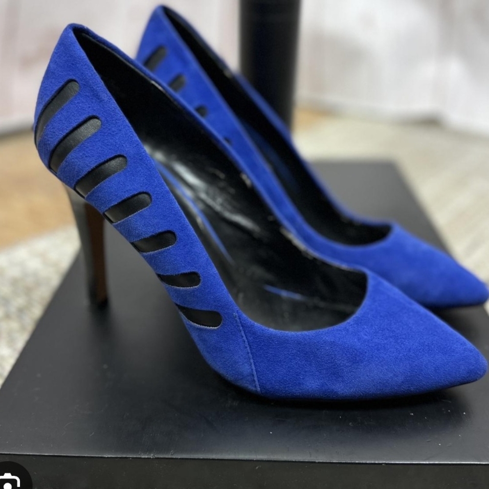 Audrey Brooke Elegant Blue Women's Heels